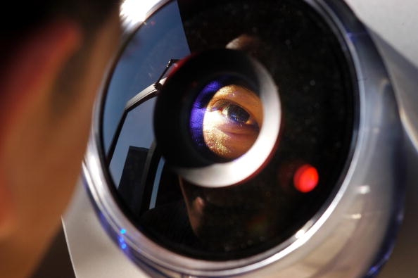 Iris recognition systems use a video camera to record the colored ring around the eye's pupil, identifying the unique markings in the iris which identify each person.