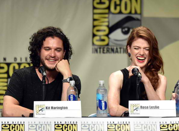Rose Leslie and Kit Harrington – Out for a walk