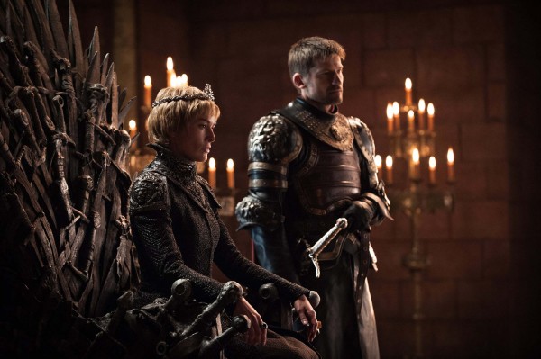 Cersei Lannister (Lena Headey) and Jaime Lannister (Nikolaj Coster-Waldau) in 