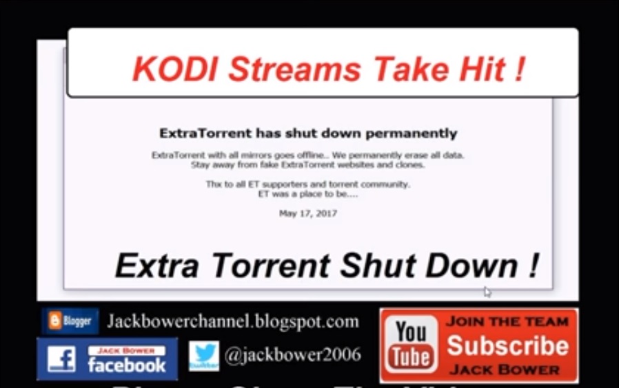 why did extratorrent shut down
