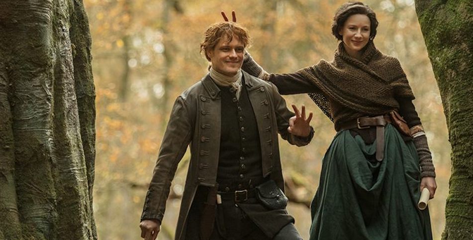 Outlander Stars Sam Heughan And Caitriona Balfe Thrilled