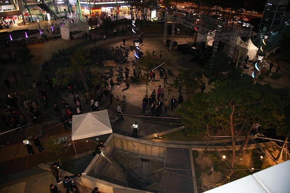 concert stage in Seongnam, South Korea