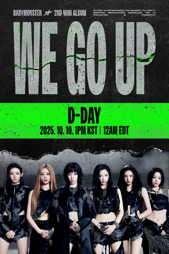 BABYMONSTER Releases Second Mini Album 'WE GO UP' with Hip-Hop