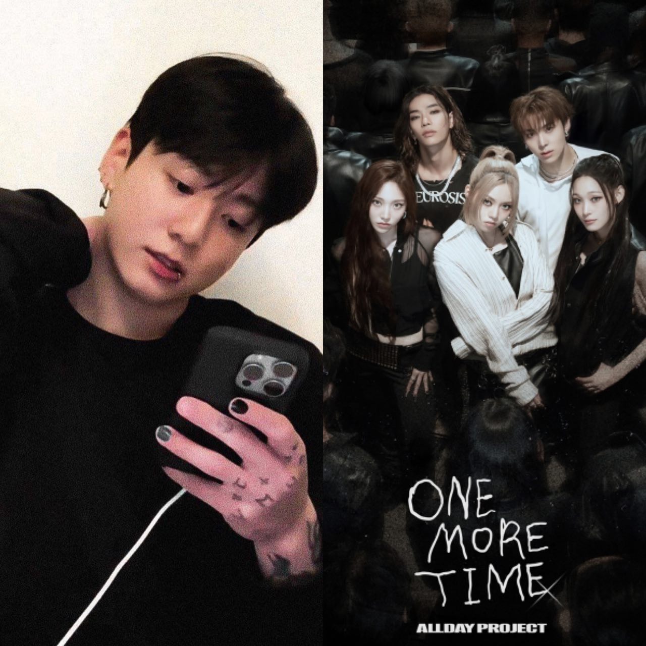 BTS Jungkook Shows Support for THEBLACKLABEL's ALLDAY PROJECT on