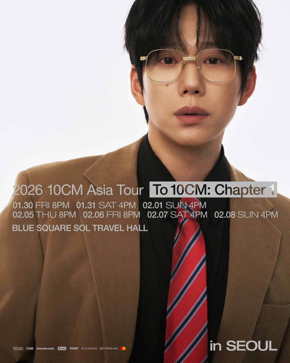 10CM Announces 2026 'To 10CM: Chapter 1' Asia Tour with Seoul