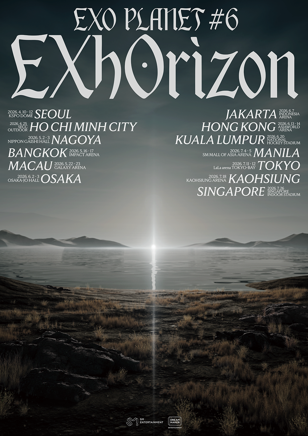 EXO Launches First World Tour in 6 Years: 'EXhOrizon' Hits 13
